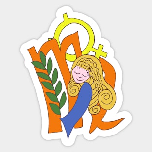 Virgo Sticker